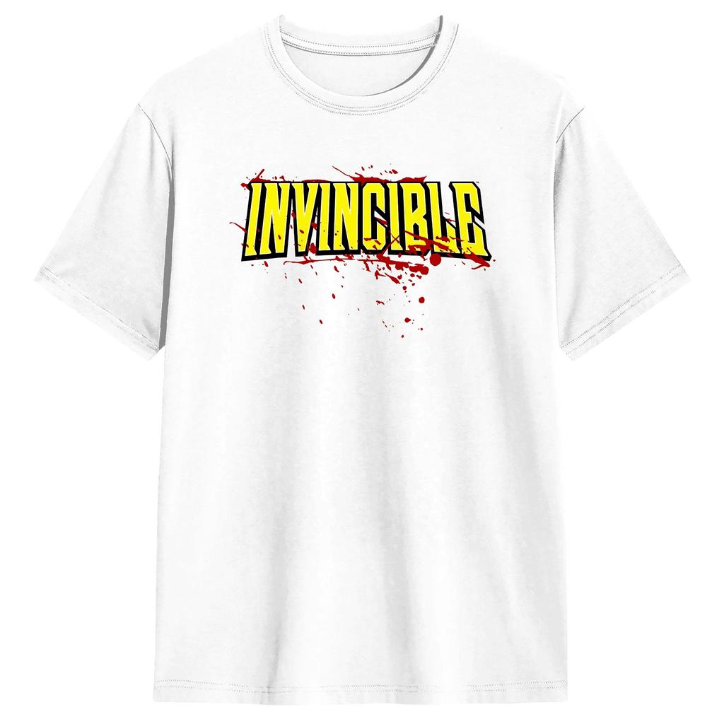 Cartoon 90s Funny Hero Invincible Comic T-Shirt Men  Y2K Retro T Shirts Summer O Neck Leisure Tee Shirt Pattern Oversized Tops