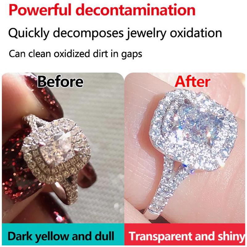 1/2/3Pcs Silver Cleaner Liquid 200G Jewelry Cleaner For Gold Panlinis Ng Silver Gold Cleaner For Rings Earrings Watch Diamond