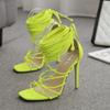 Talon Fashion Personalized Woman Shoes 2026 Summer New Women's High Heels Sexy Versatile Women's Roman Sandals Zapatos De Mujer