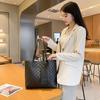 Large Capacity Ladies' Scarf  Elegant Diamond Pattern  Embroidered Bag  Fashionable