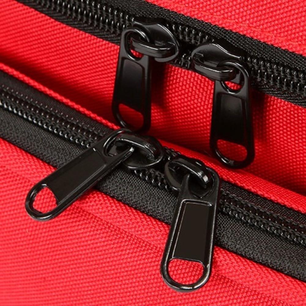 Empty Double Layer Medicine Bag Emergency Rescue First Responder Organizer  Home