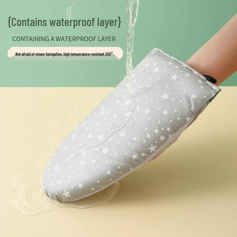 High-Temperature Resistant Mini Ironing Board and Garment Steamer Set with Heat Insulation Glove.