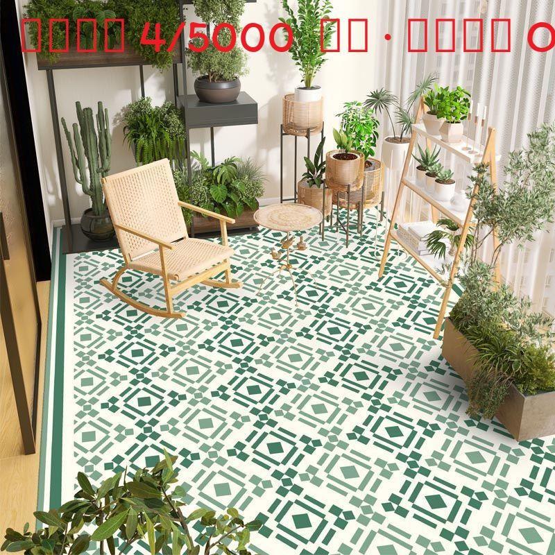 Balkonbodenmatte PVC Küche Wasserdicht Waschbar Rutschfeste Oberfläche Verwendung Zuhause