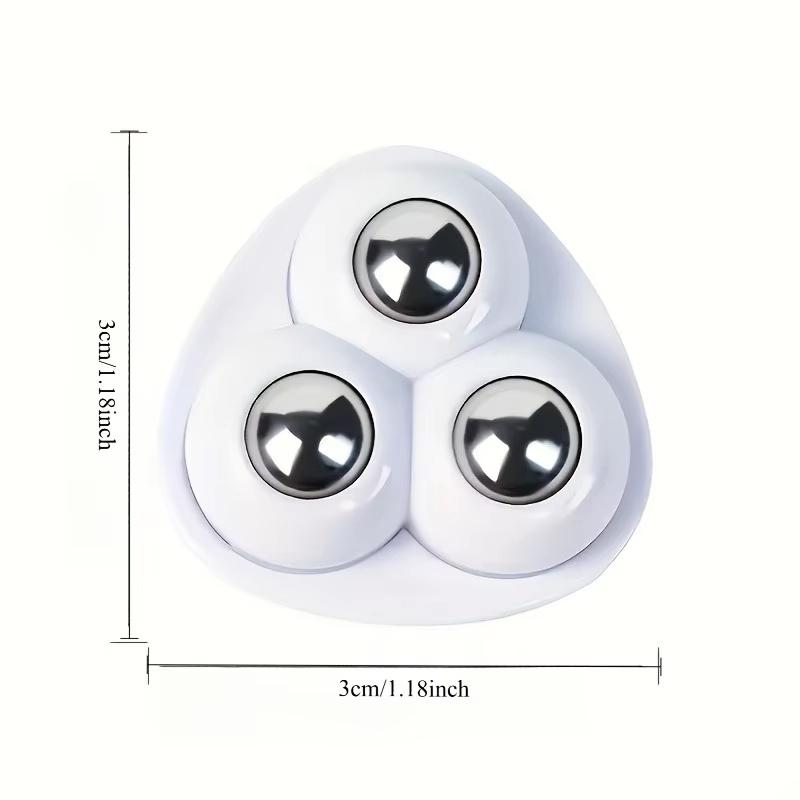 4pcs Heavy-Duty Mini Rolling Wheels with 360° Swivel Base Stainless Steel Bearings for Furniture Cabinets Storage Box Workshop