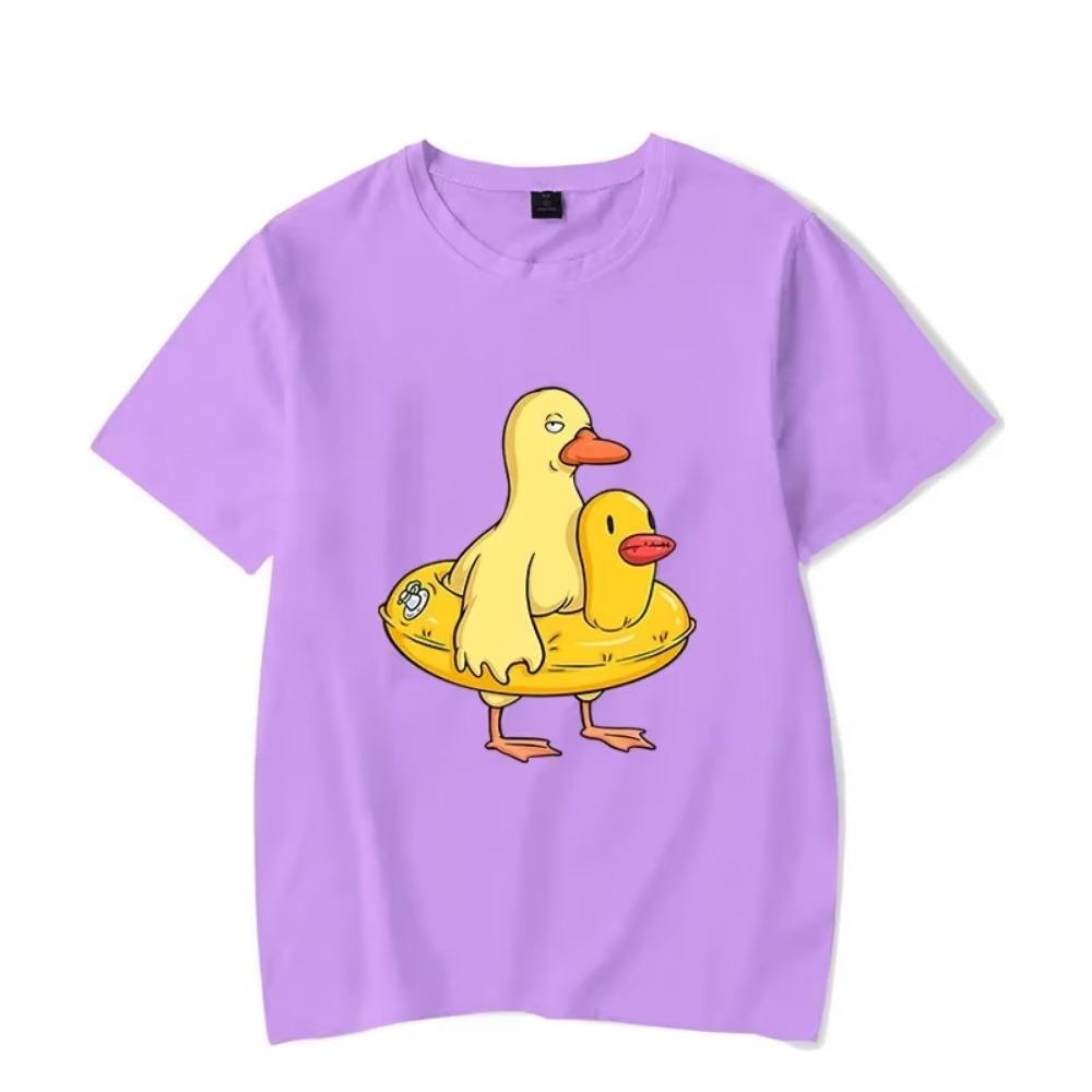 Short Sleeve Men's T-shirt Double Duck Classic T Shirt Tops Graphic Tshirt Harajuku Streetwear Fashion Trend Men's Brand Shirts
