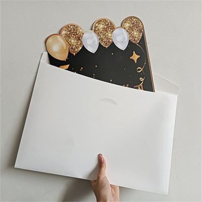 Happy Birthday Black Gold Giant Birthday Guestbook Message Commemorative Card