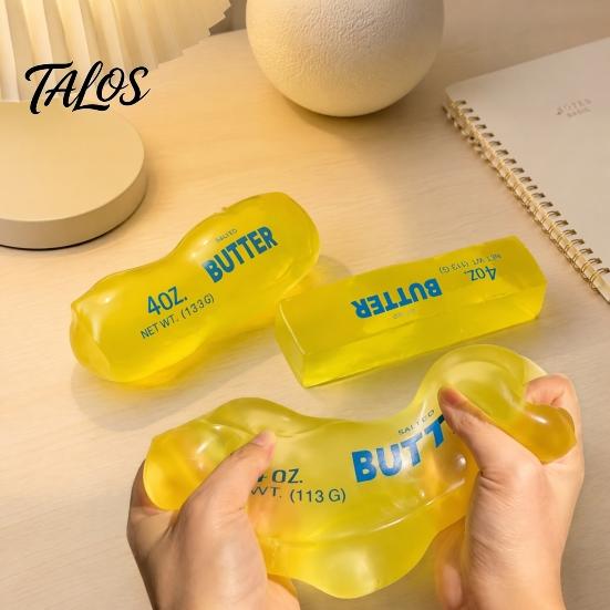 Butter Stick Decompression Toy Shapeable Squeeze Toy, No Rebound Stress Relief Bar Soft Stretchy Shaped Fidget for Relaxation