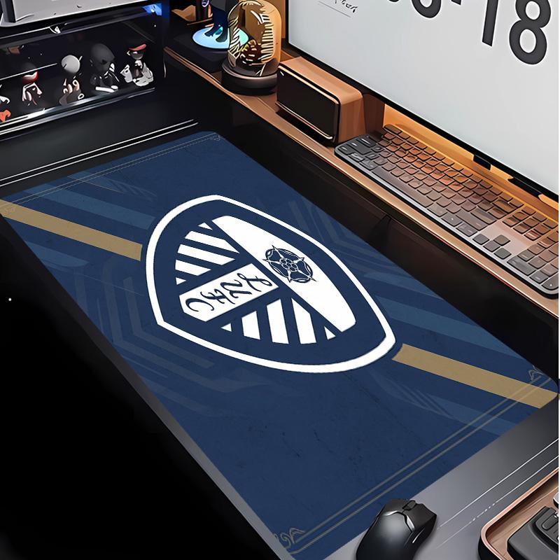 Leeds United Football Pattern Mouse Pad Non?Slip Rubber Base Gaming Mousepad For Desk Office Home
