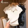 Woodpecker Women's Slim Fit Polo Short Sleeve T-Shirt