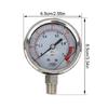 Radial Style Dials Pressure Gauge 0-0.1Mpa/3.0Mpa Ranges 304 Stainless Steel Case Copper Movement For Mechanical Systems