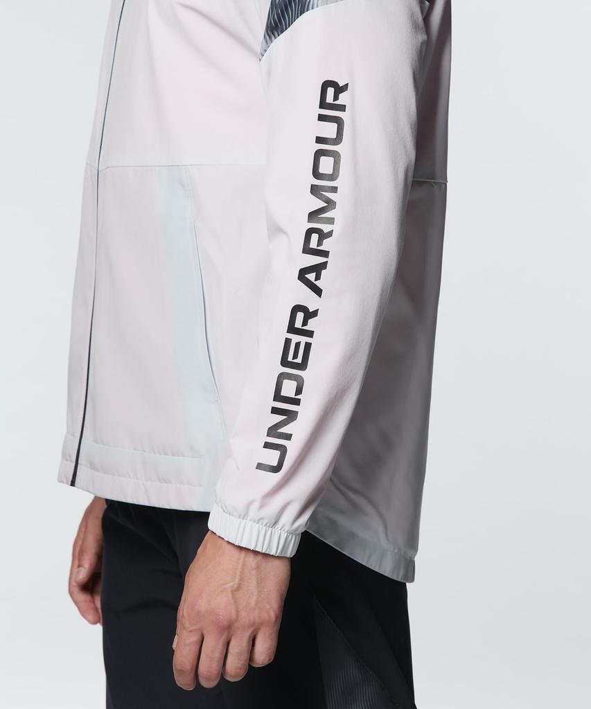 UA TRICOT LINED WOVEN JACKET Halo Gray XXL [Under Armour]