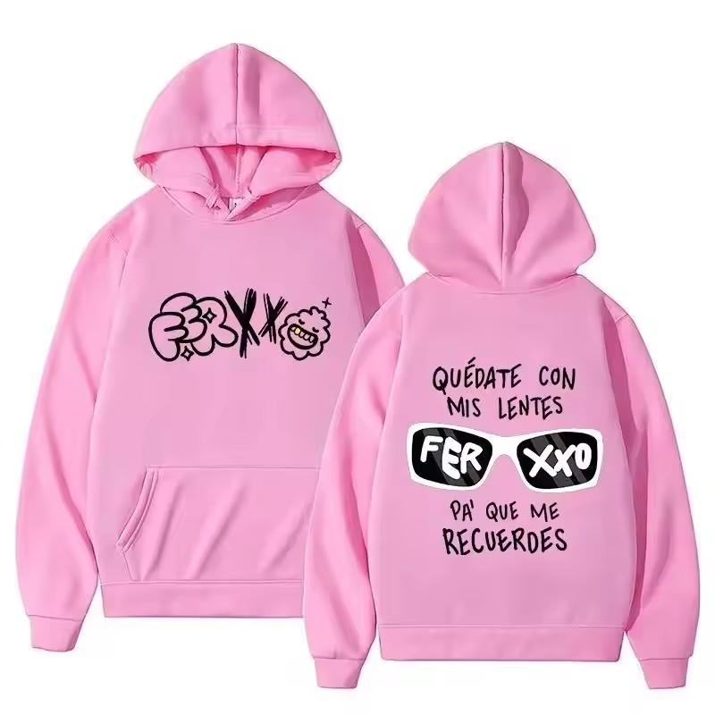 Ferxxoo Feid 2024 Retro Harajuku Hoodie Unisex Funny Classic Graphic Pullover Sweatshirt Vintage Style for Women And Men