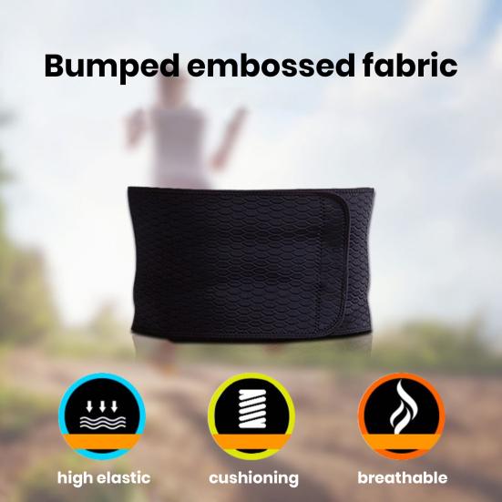 Waist Trimmer Wide Coverage Effective Fat Burning Posture Correction Plus Size Mens Waist Trainer Sweat Belt