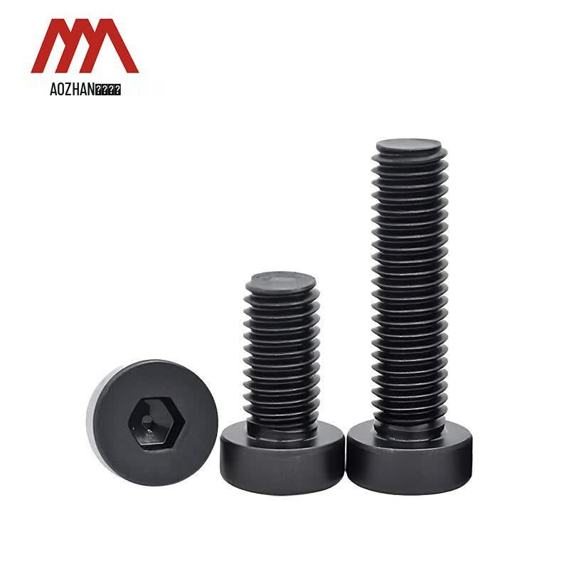 DIN7984 Carbon Steel 8.8 Grade Black Hex Socket Low Profile Cap Screws