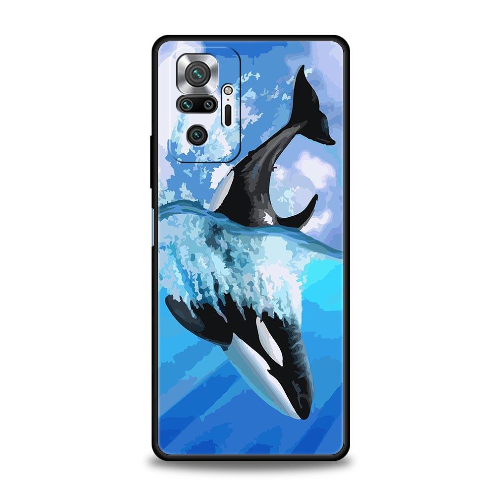 Orca Ozean schöner Schwertwal Handyhülle Für Xiaomi Redmi Note 13 12 5G 11 10 Pro Plus 4G 9S 9 8 7 9T 13C 12C 10C 9C 9A Hülle