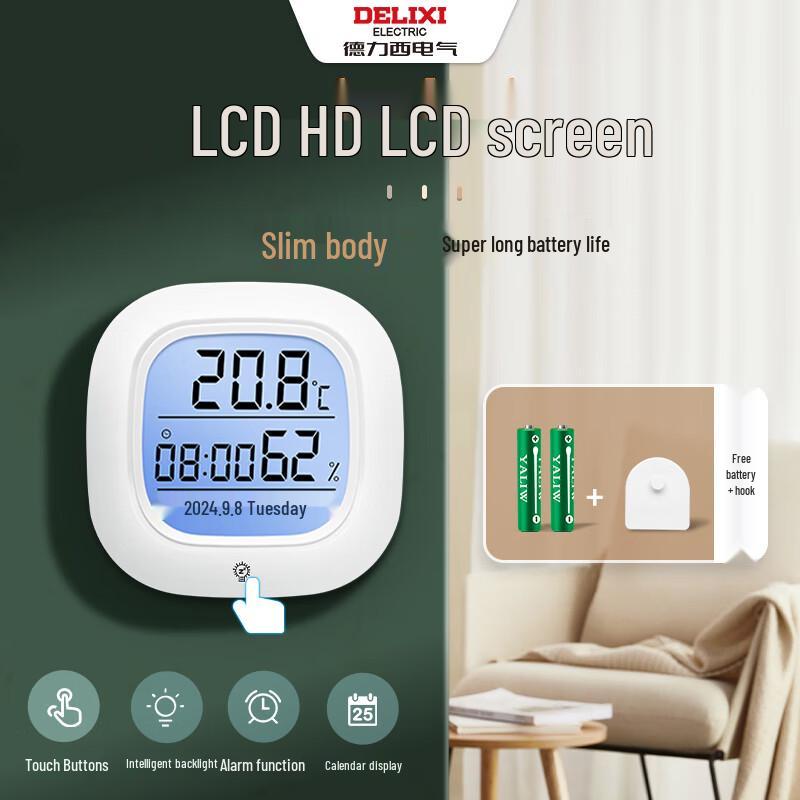 DELIXI ELECTRIC Smart Digital Thermohygrometer & Thermometer Collection