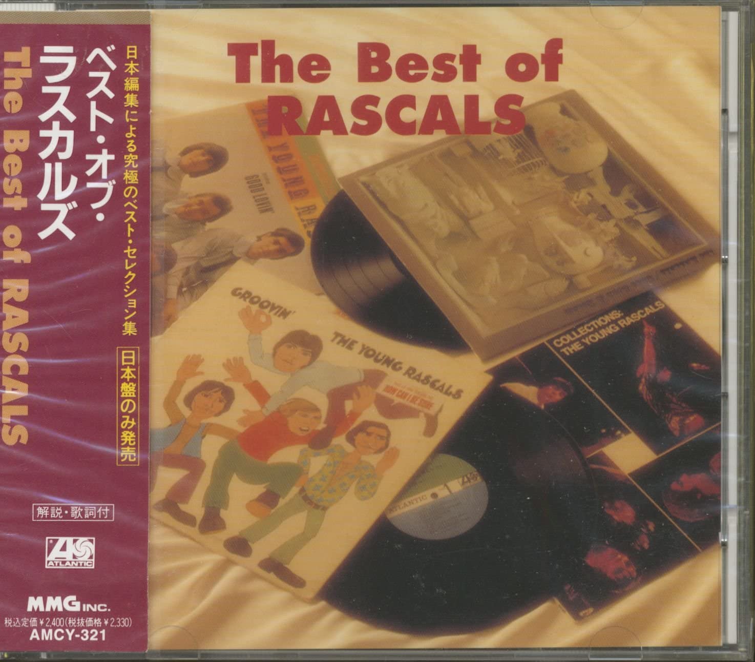 

CD RASCALS - The Best of Rascals AMCY321 Japan ObiMusic Others Used