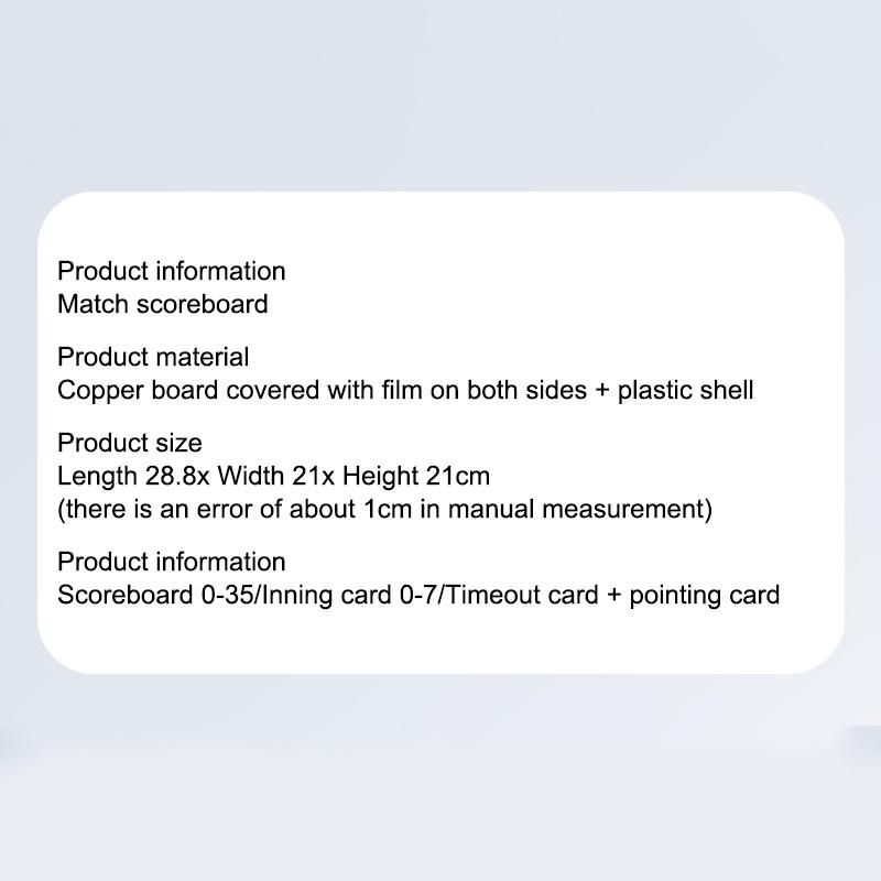Table Scoreboard Flip Score Keeper Player Scorebook Scoreboard Flipper For Games Football Volleyball Competition Outdoor Sports