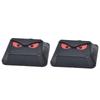 2pcs Animal Repeller Red LED Strobe Lights Waterproof Design Solar Automatic Charging ABS Housing