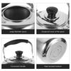 You Can Stainless Steel Kettle Stove Water Boiler Sound Pot Gas Kitchen Tea Travel