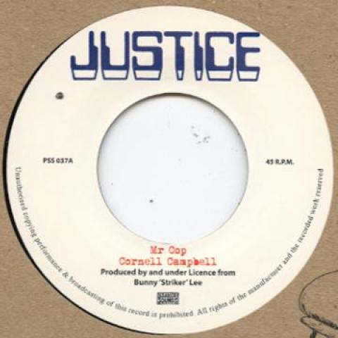

7-дюймовая пластинка CORNELL CAMPBELL - Mr Cop PSS037 Pressure Sounds 2010 UK Регги, Ска и Даб Б/У
