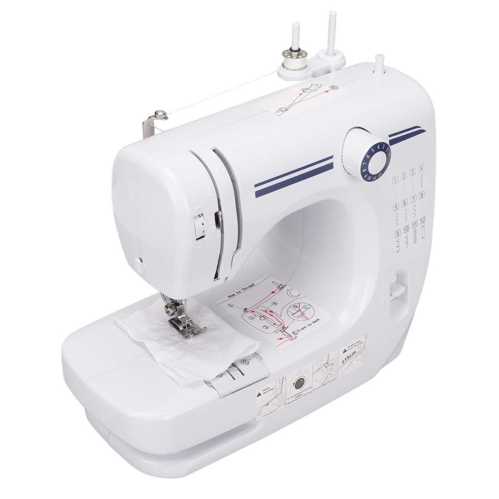 Mini šicí stroj 12 stehů Multifunkční elektrický stolní šicí stroj pro domácí použití