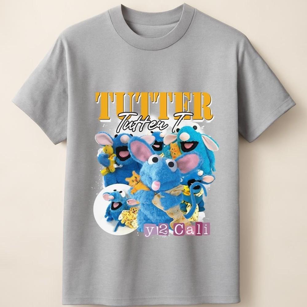Tutter Mouse Meme Goofy Puppet Pose With Snacks Unisex T Shirt Unisex T-Shirt XXXXL