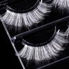 3 Pairs Manga Fluffy Faux Mink Eyelashes Natural Cosplay Eyelashes White False Eyelashes  Women