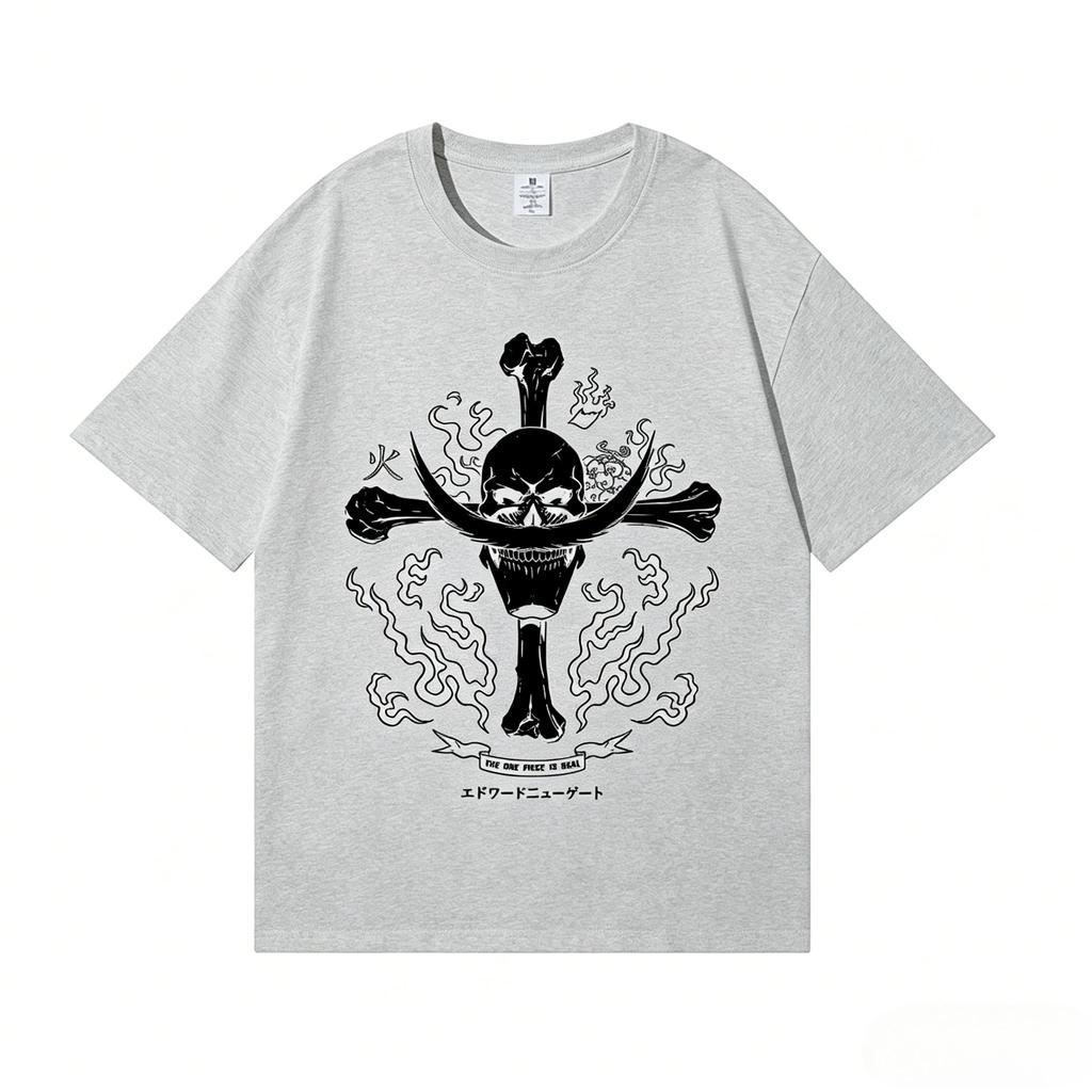 2026 Summer T Shirt ONE PIECE Edward Newgate Anime Style Classic Tee High-quality Streetwear Men's Clothing and Women Clothing