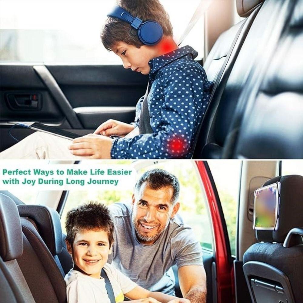 Silicone Holding Net Backseat Seat Universal Stand Black Car Backseat Rear Pad Mount Holder Travel