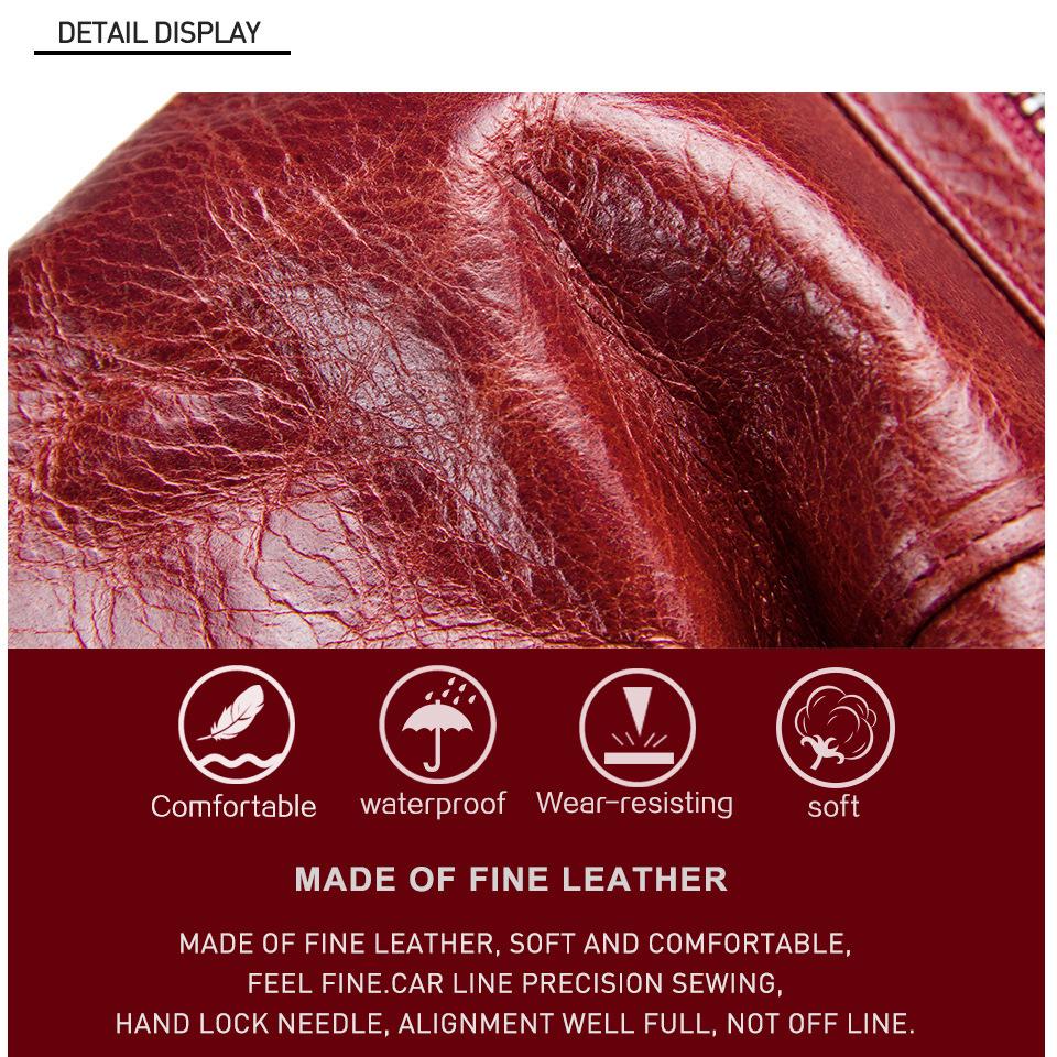 Fashion New Ladies Wallet Leather Casual Long Layer Cowhide Female Clutch