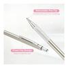 PATIKIL 0.5mm Mechanical Pencil Set with Lead Refills, Metal Drafting Pencil for Artists, Drawing, Writing, Sketching, Marking, Art, Silver