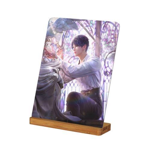 7/8in Game Love and Deepspace Sylus Rafayel Zayne Xavier Caleb Anime Metal Photo Ornament Bedside Cartoon Decoration Gift 2025