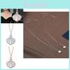 Elegant Minimalist Women's Necklace With Shell Pendant And Zircon Gemstones For Timeless Beauty