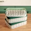 Dumpling Organizer Stackable Cold Retention PP Convenient Use Refrigerator Organizer Kitchen Supplies