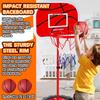 Kugooyi 1-Pack Kids' Basketball Stand, Sports Basketball Backboard Kit with Adjustable, Stable, Detachable Ball for Home Games and Exercises,