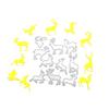 Reindeer Die Cuts Christmas Deer Metal Cutting Dies Cut Stencils for DIY Photo Scrapbooking Card Album Decorations