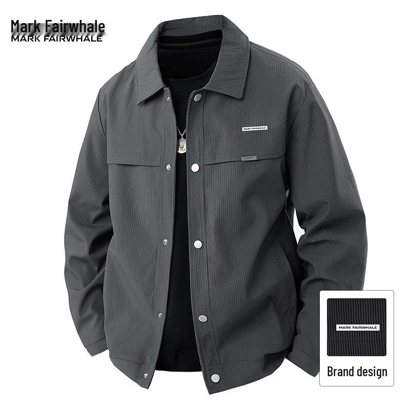 Mark Fairwhale Men's Lapel Casual Jacket