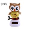Solar Motion Dashboard Toy Funny Dancing Duck Toys, Creative Fun Swinging Durable Owl Car Decorations Desktop Ornaments Interior Plastic Ornament