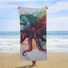 Quick Dry Colorful Octopus Bath Towels Sand Free Pool Towel Super Absorbent Travel Turkish Towel for Adults Bath