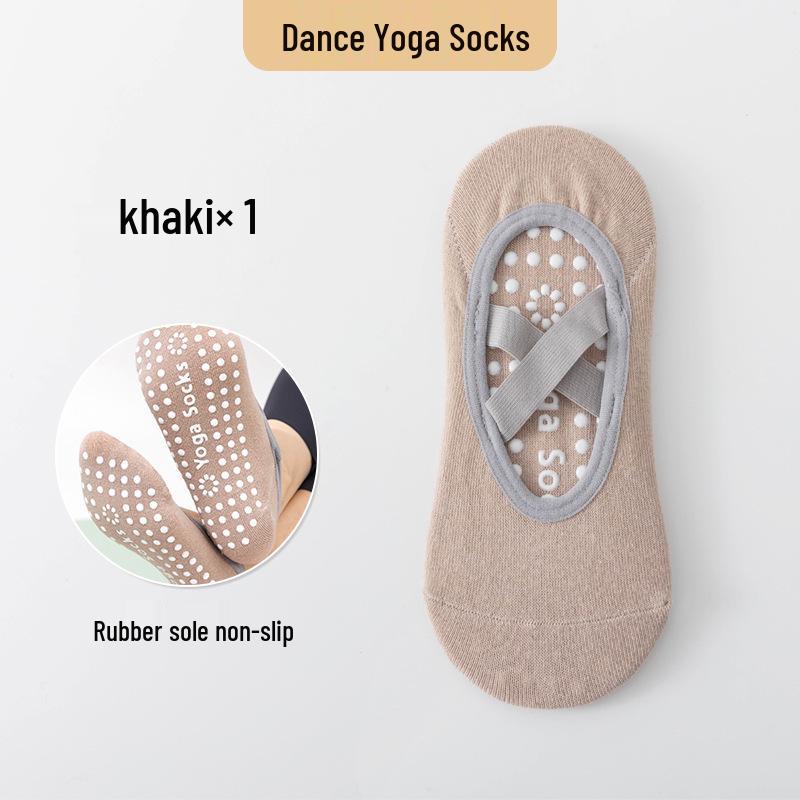 Non-Slip Cross Strap Yoga & Pilates Socks for Indoor Fitness