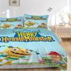 Monster Henry Bedding 3 Piece Set HD Print Duvet Cover Pillowcases for Teens Adult Bedroom Decoration Christmas Gift