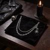 Gothic Dark Web Waist Chain For Men And Women Fashion Accessory With Tassels