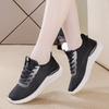 Whit Mesh Breathable Shoes for Women Summer Lace Up Woman Footwear Cotton Light Vulcanized Shoe Original Korean Walking Casual