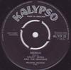 7inch Record COUNT ZEBRA  THE SEASIDERS  Bedbug 45XX23 Kalypso 1962 UK Reggae Ska  Dub Used