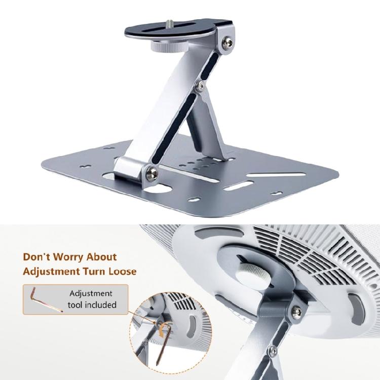 Metal Projector Stand Portable Foldable Adjustable Height Secure Base For Desktop/Wall Mount/Suspend Placement