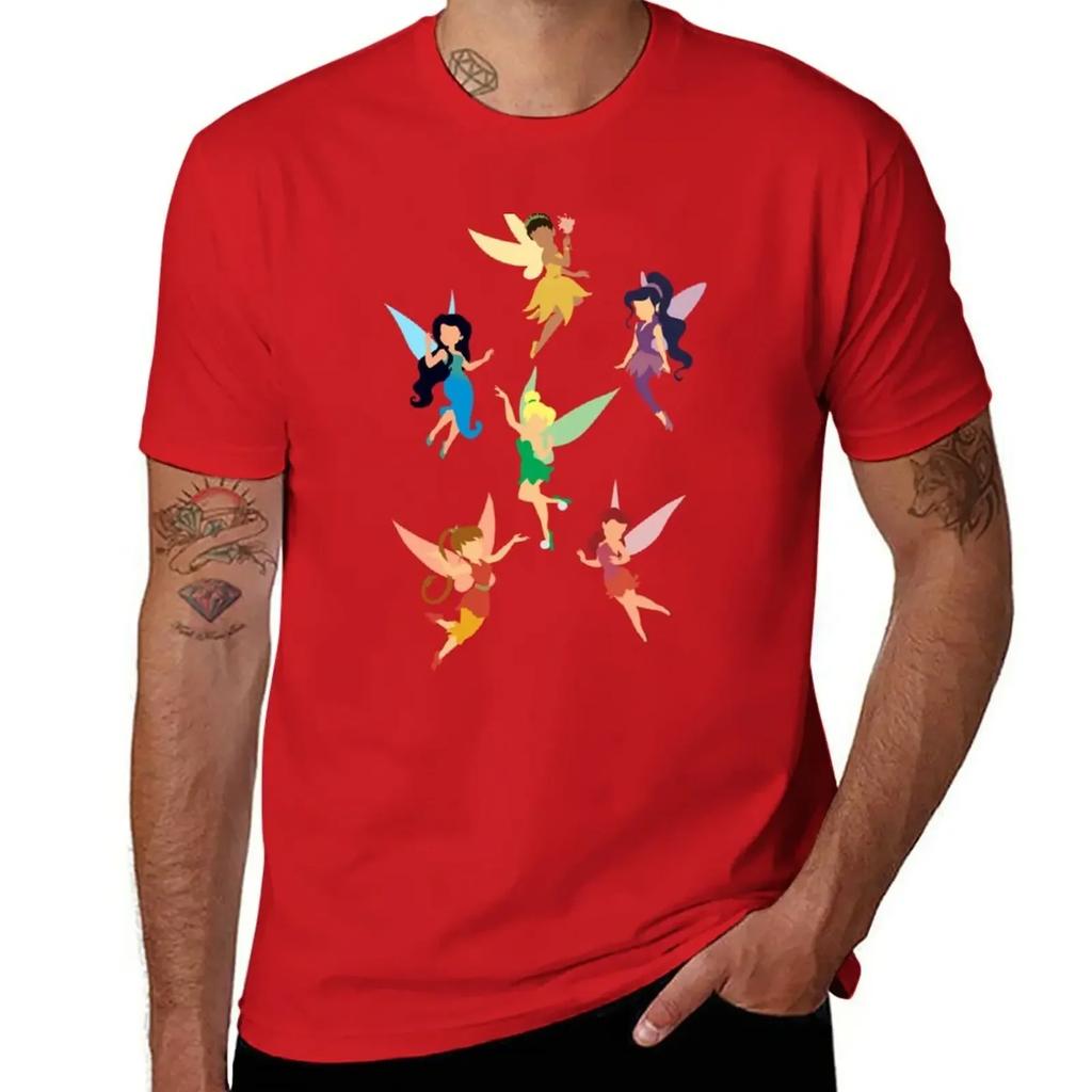 Fairies T-Shirt vintage quick drying t shirts men