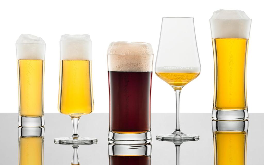 ZWIESEL GLAS Beer Glasses, Break-Resistant, Beer Basic, for Pilsner Beer, Pair of 2, Machine-Made (m130006)