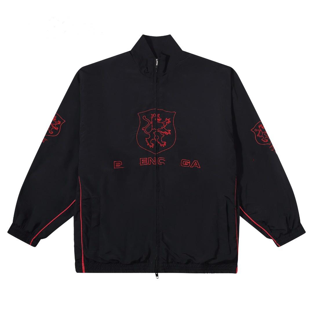 

Ранневесенний Париж B x Манчестер Юнайтед Подиумный тренч - Унисекс Верхняя одежда в кампусном стиле L чёрный