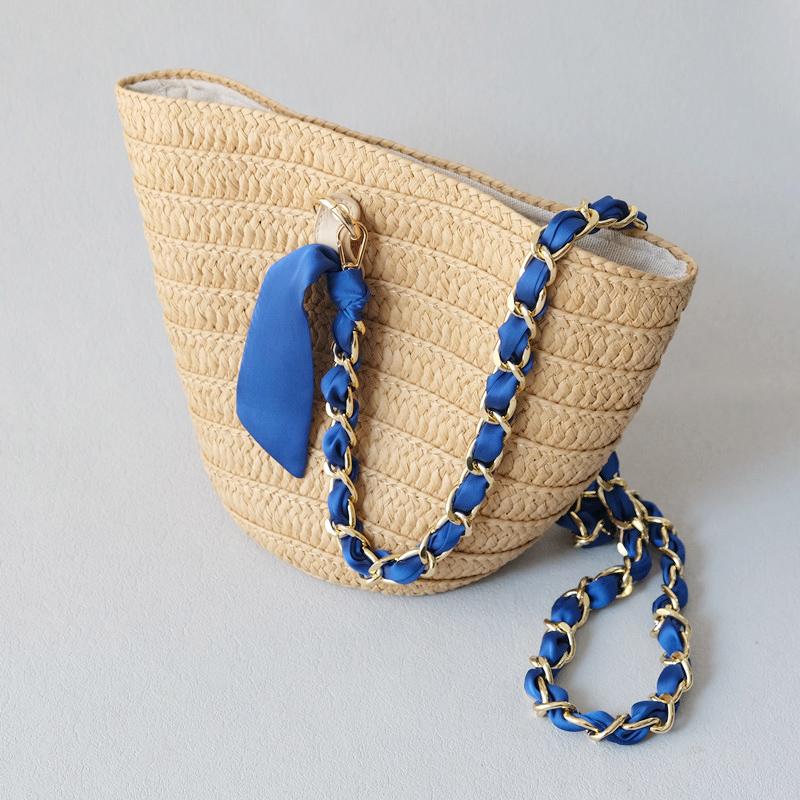 New Fashion Spring Woman Handbag Accessory Chains Detachable Long Cross Body Solid Cute Silk Strap Women Luxury Chain Bag Handles